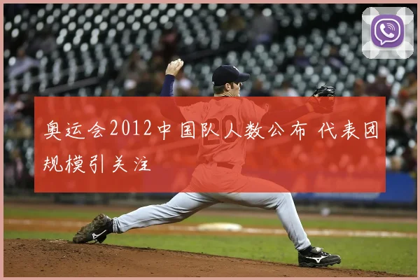 奥运会2012中国队人数公布 代表团规模引关注